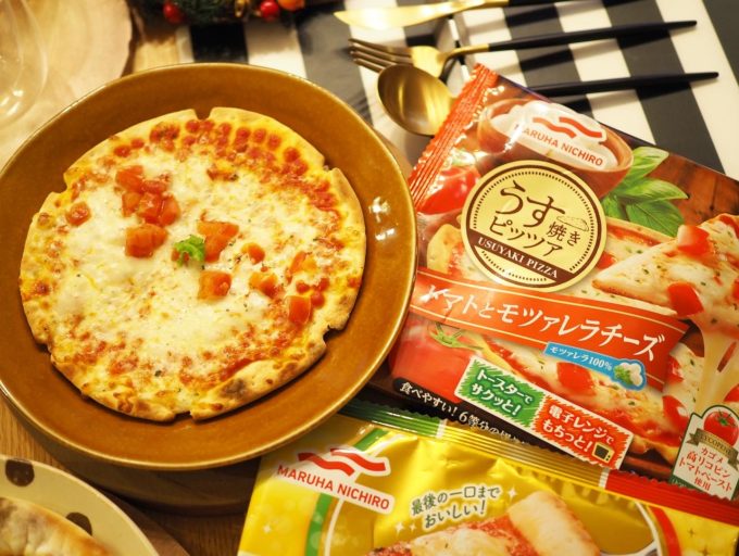 マルハニチロの冷凍ピザに新商品登場！秋の新商品「耳までチーズ マルゲリータ」